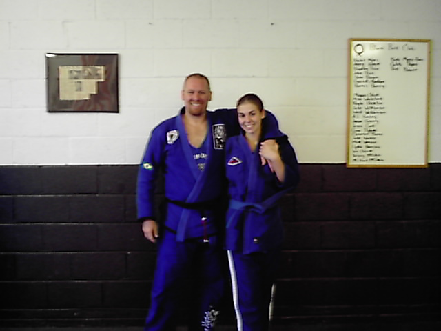 Amanda gets her Blue belt 6-13-06